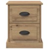 Éjjeliszekrény 2 db artisan tölgy 39 x 39 x 47.5 cm szerelt fa