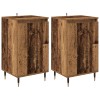 Széf 2 pcs öreg fa 40 x 35 x 70 cm műszaki fa és vas