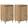 Széf 2 pcs artisan tölgy 40 x 35 x 70 cm műszaki fa és vas