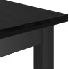 Étkező pad fekete tölgy 100 x 32,5 x 48,5 cm műszaki fa és acél