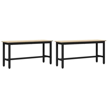 Étkező pad 2 pcs sonoma tölgy 100 x 32,5 x 48,5 cm