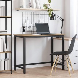 Asztal artisan tölgy 80 x 50 x 76,5 cm műszaki fa és acél