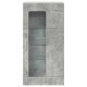 Fali szekrény polcokkal beton szürke 55 x 29 x 100 cm faanyag