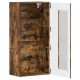 Fali szekrény polcokkal füstölt tölgy 55 x 29 x 100 cm faanyag