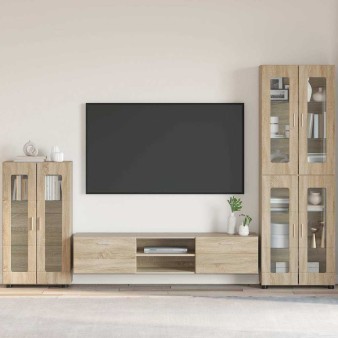 Széf polcokkal florin sonoma tölgy 55,5 x 29 x 100 cm faanyag