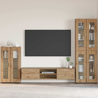 Széf polcokkal florin artisan tölgy 55,5 x 29 x 100 cm faanyag