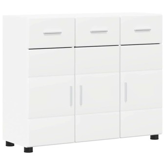 Széf polcokkal ajtóval florin fehér 88,5 x 30,5 x 73 cm faanyag