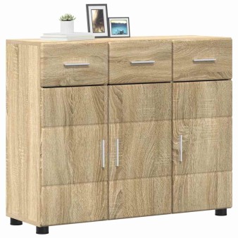 Széf polcokkal florin sonoma tölgy 88,5 x 30,5 x 73 cm faanyag