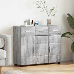Széf polcokkal szürke sonoma 88,5 x 30,5 x 73 cm faanyag