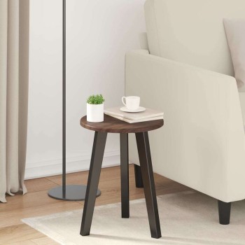 Asztallap barna tölgy ø 30 x 1,5 cm faanyag