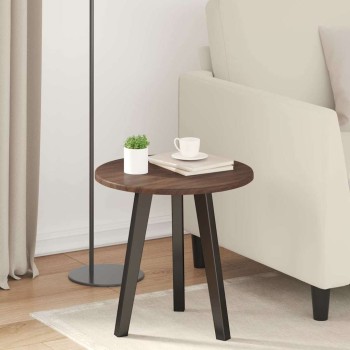 Asztallap barna tölgy ø 40 x 1,5 cm faanyag