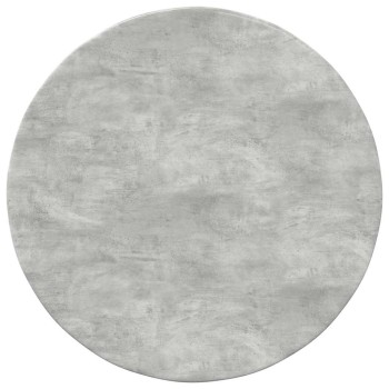 Asztallap beton szürke ø 50 x 1,5 cm faanyag