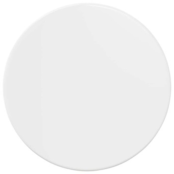Asztallap magasfényű fehér ø 50 x 1,5 cm faanyag