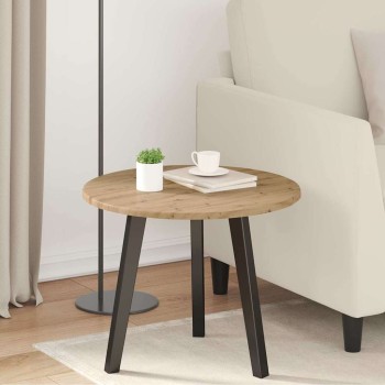 Asztallap kézműves tölgy ø 50 x 1,5 cm faanyag