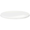 Asztallap magasfényű fehér ø 60 x 1,5 cm faanyag