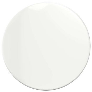 Asztallap magasfényű fehér ø 60 x 1,5 cm faanyag