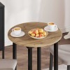 Asztallap kézműves tölgy ø 60 x 1,5 cm faanyag