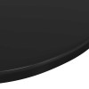Asztallap fekete ø 70 x 1,5 cm faanyag