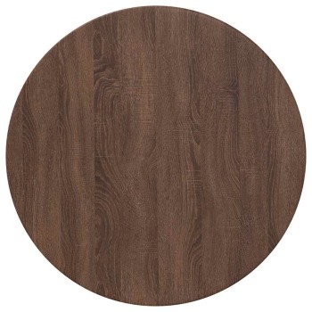 Asztallap barna tölgy ø 70 x 1,5 cm faanyag