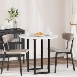 Asztallap fehér 80 x 80 x 1.5 cm faanyag