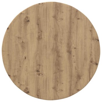 Asztallap kézműves tölgy ø 80 x 1,5 cm faanyag