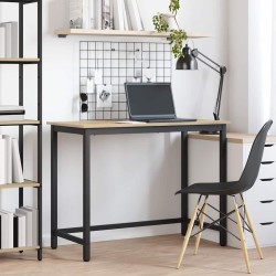 Asztal sonoma tölgy 80 x 50 x 76,5 cm műszaki fa és acél