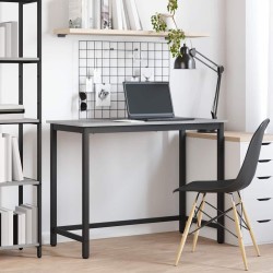 Asztal szürke sonoma 80 x 50 x 76,5 cm műszaki fa és acél