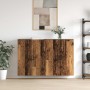 Fali szekrény 2 pcs öreg fa 69,5 x 34 x 90 cm faanyag