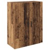 Fali szekrény 2 pcs öreg fa 69,5 x 34 x 90 cm faanyag