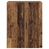 Fali szekrény 2 pcs öreg fa 69,5 x 34 x 90 cm faanyag