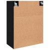 Fali szekrények 2 pcs musta tammi 69,5 x 34 x 90 cm faanyag