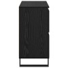 Széf 2 pcs fekete tölgy 60 x 35 x 70 cm