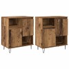 Széf 2 pcs öreg fa 60 x 35 x 70 cm