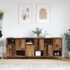 Széf 3 pcs öreg fa 60 x 35 x 70 cm