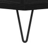 Széf 3 pcs fekete tölgy 60 x 35 x 70 cm