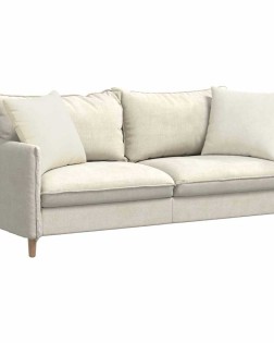 Kanapé párnák 2 pcs krém 50 x 50 cm bársonyos szövet