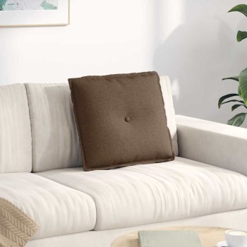 Hátpárna barna 50 x 19 x 45 cm szövet