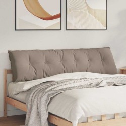 Hátpárna tópszínű 180 x 50 cm mikroszálas szövet