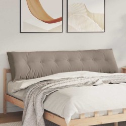 Hátpárna tópszínű 200 x 50 cm mikroszálas szövet