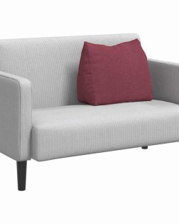 Hátpárna bordó 60 x 20 x 50 cm szövet