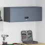 Fali szekrény a garázsba antracit 90 x 33 x 35 cm