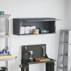 Fali szekrény a garázsba antracit 90 x 33 x 35 cm