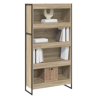 Könyvespolc 2 pcs sonoma 80 x 30 x 155 cm faanyag