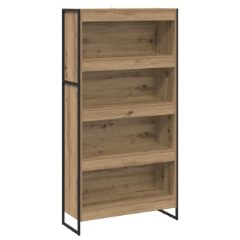 Könyvespolc 2 pcs művészi tölgy 80 x 30 x 155 cm faanyag