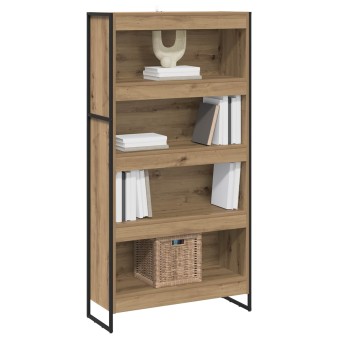 Könyvespolc 2 pcs művészi tölgy 80 x 30 x 155 cm faanyag