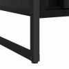 Szekrény tárolóval fekete tölgy 50 x 50 x 200 cm faanyag