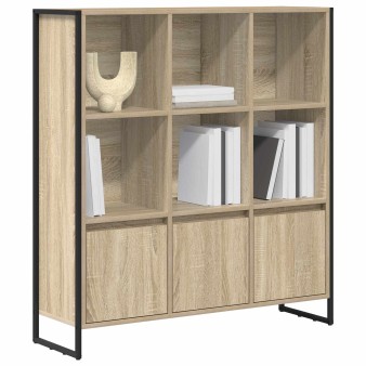 Könyvespolc 2 pcs sonoma 99,5 x 30 x 108 cm faanyag