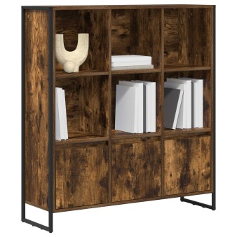 Könyvespolc 2 pcs füstös tölgy 99,5 x 30 x 108 cm faanyag