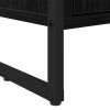 Magas szekrények fekete tölgy 79 x 36 x 200 cm faanyag