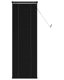 Zsaluzia fekete 150 x 40 cm 25 mm pvc